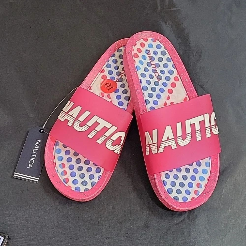 BRAND NEW WOMEN"S NAUTICA ESMERAY SLIDES ROUND TOE SANDAL